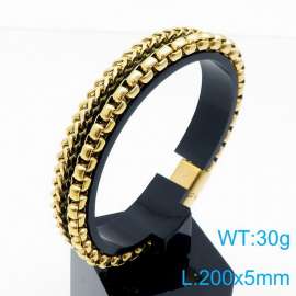 Stainless Steel Gold-plating Bracelet