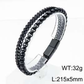 Stainless Steel Black-plating Bracelet