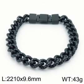 Stainless Steel Black-plating Bracelet