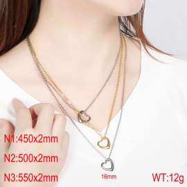 SS Gold-Plating Necklace