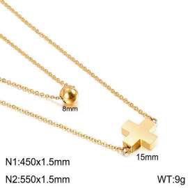 SS Gold-Plating Necklace