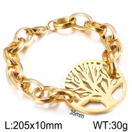 Stainless Steel Gold-plating Bracelet