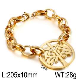 Stainless Steel Gold-plating Bracelet