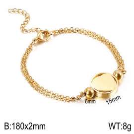 Stainless Steel Gold-plating Bracelet