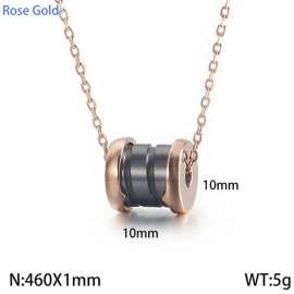 SS Rose Gold-Plating Necklace