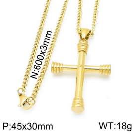 SS Gold-Plating Necklace