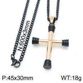 Stainless Steel Black-plating Necklace