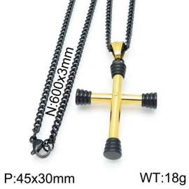 Stainless Steel Black-plating Necklace
