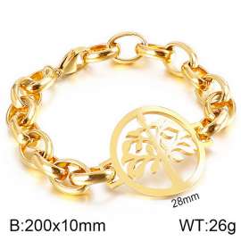 Stainless Steel Gold-plating Bracelet