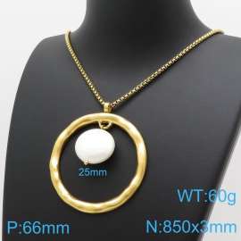 SS Gold-Plating Necklace