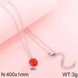 Stainless Steel Stone Necklace