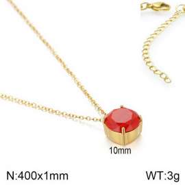 Stainless Steel Stone Necklace