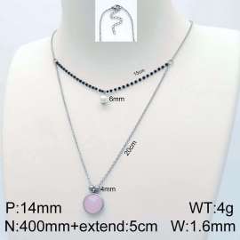 Stainless Steel Stone Necklace