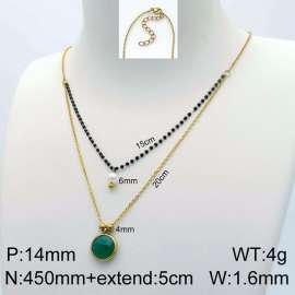 Stainless Steel Stone Necklace