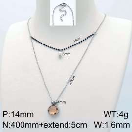 Stainless Steel Stone Necklace
