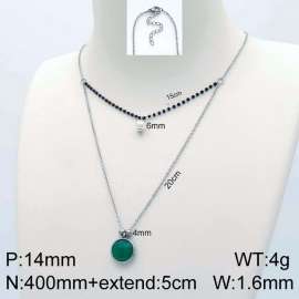 Stainless Steel Stone Necklace