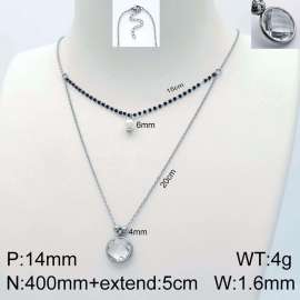 Stainless Steel Stone Necklace