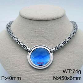 Stainless Steel Stone Necklace