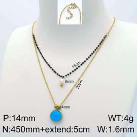 Stainless Steel Stone Necklace