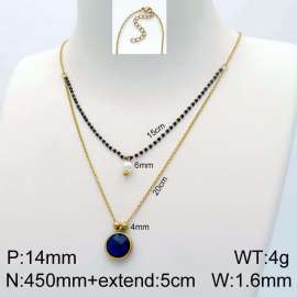 Stainless Steel Stone Necklace