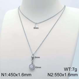Stainless Steel Stone Necklace