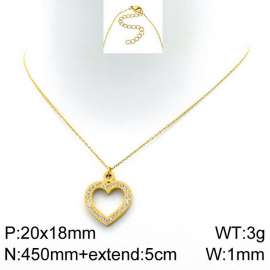 Stainless Steel Stone Necklace