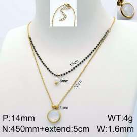 Stainless Steel Stone Necklace
