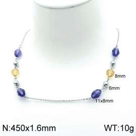 Stainless Steel Stone Necklace