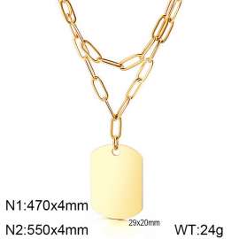 SS Gold-Plating Necklace