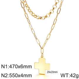 SS Gold-Plating Necklace