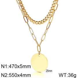 SS Gold-Plating Necklace