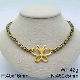 SS Gold-Plating Necklace