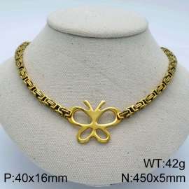 SS Gold-Plating Necklace