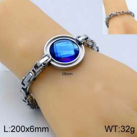 Stainless Steel Stone Bracelet