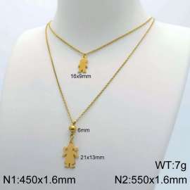 SS Gold-Plating Necklace