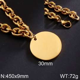 SS Gold-Plating Necklace