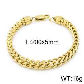 Stainless Steel Gold-plating Bracelet