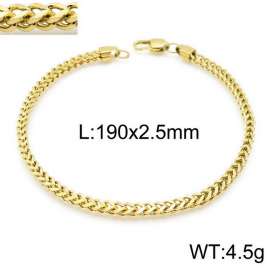 Stainless Steel Gold-plating Bracelet