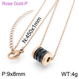 SS Rose Gold-Plating Necklace