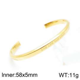 Stainless Steel Gold-plating Bangle