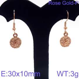 SS Rose Gold-Plating Earring