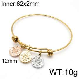 Stainless Steel Gold-plating Bangle