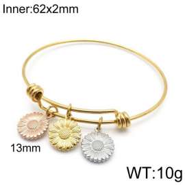 Stainless Steel Gold-plating Bangle