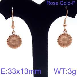 SS Rose Gold-Plating Earring