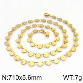 SS Gold-Plating Necklace