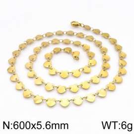 SS Gold-Plating Necklace