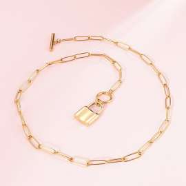 SS Gold-Plating Necklace