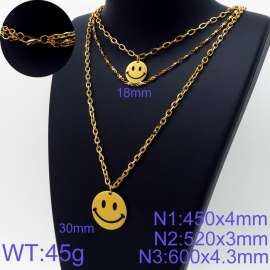 SS Gold-Plating Necklace