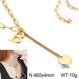 SS Gold-Plating Necklace