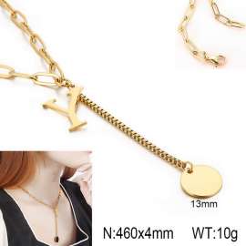 SS Gold-Plating Necklace